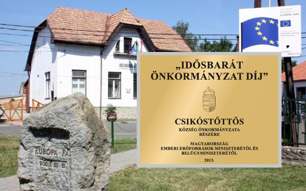 Idősbarát Önkormányzati Díj Csikóstőttős Önkormányzatának