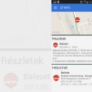 Rendőrségi Útinformációs Rendszer mobil applikáció 